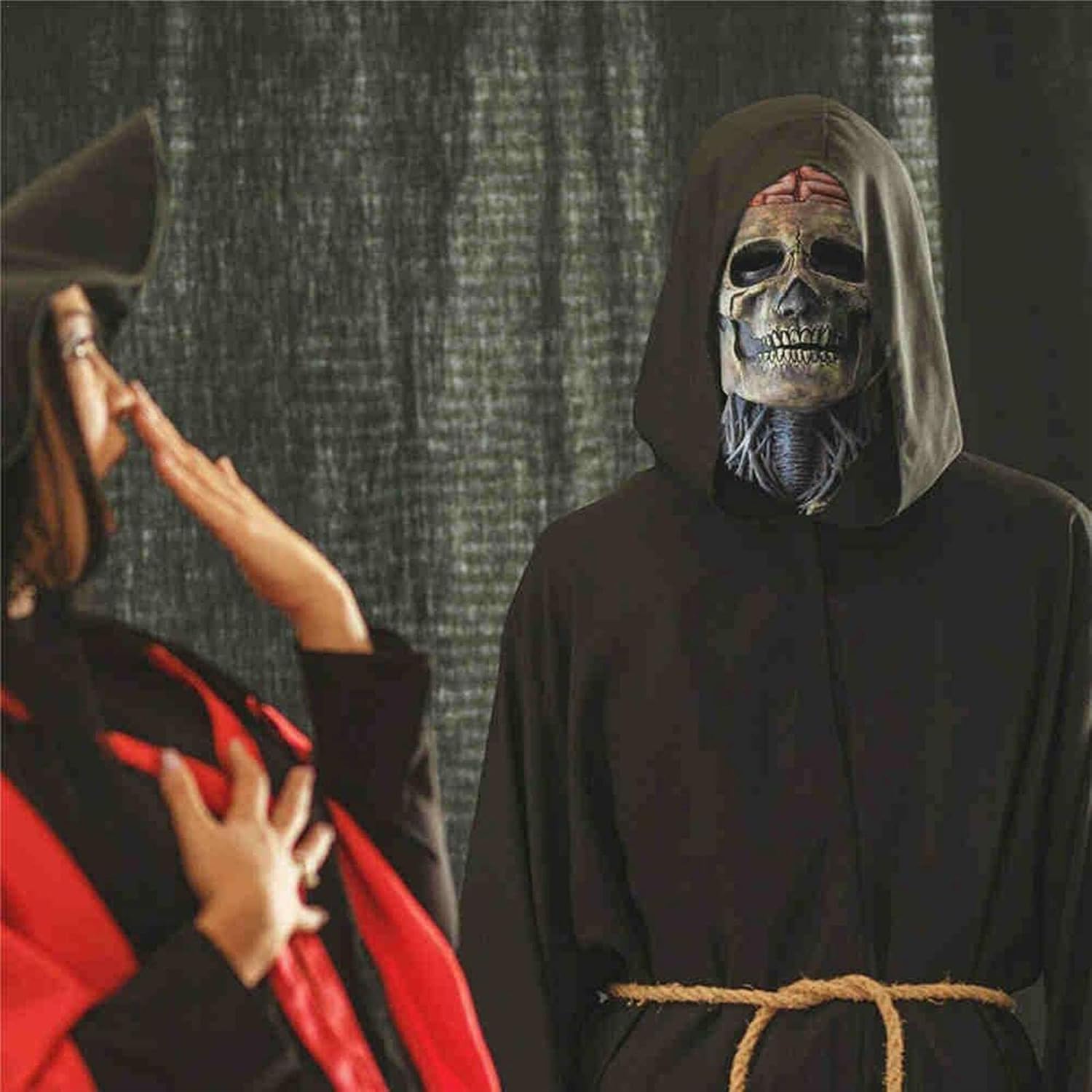 Buy Eastuy Halloween Full Head Skull Mask Skeleton Biochemical Mask