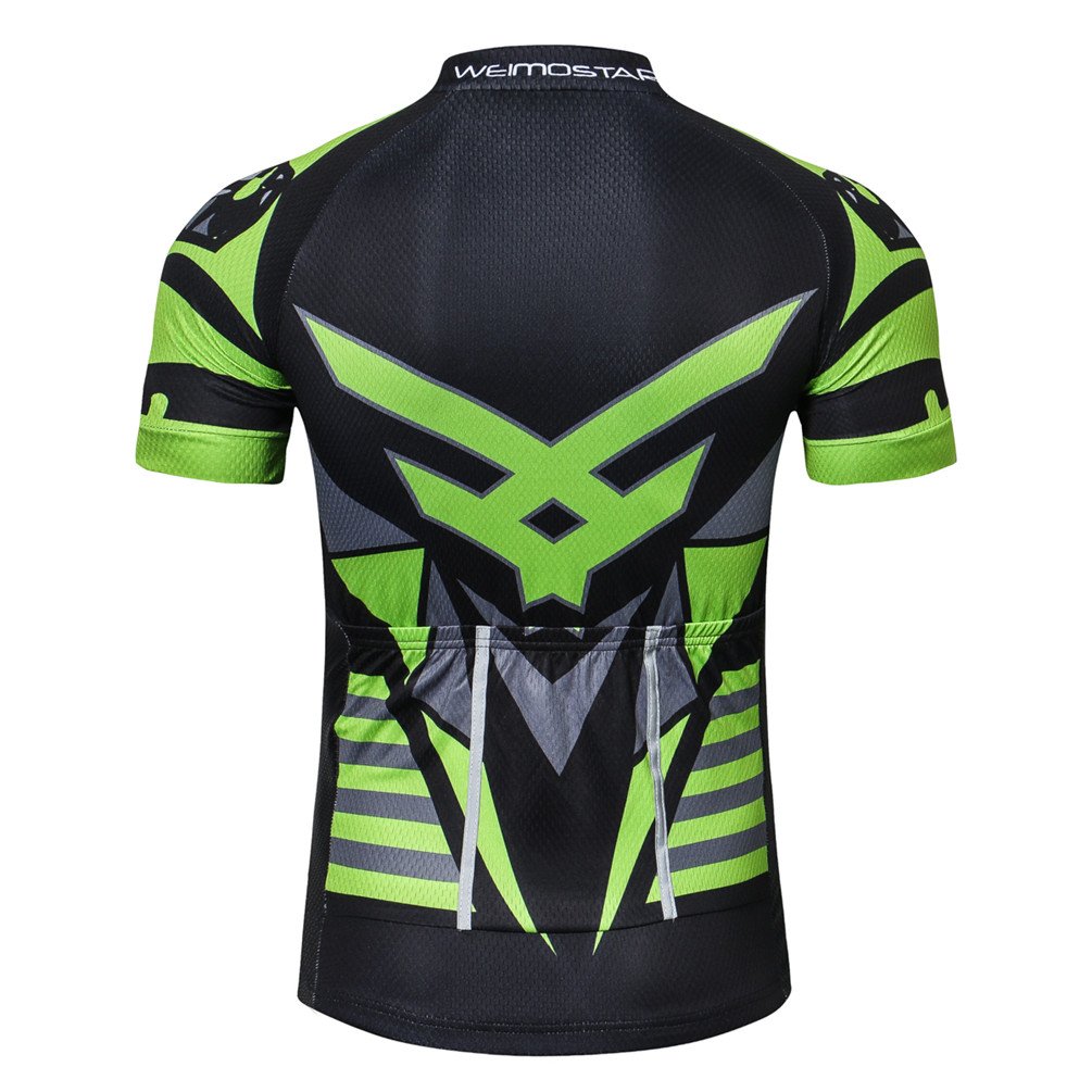 Weimostar 2018 Mountain Bike Jersey Men's Cycling Jersey Comfortable, Quick Dry Green