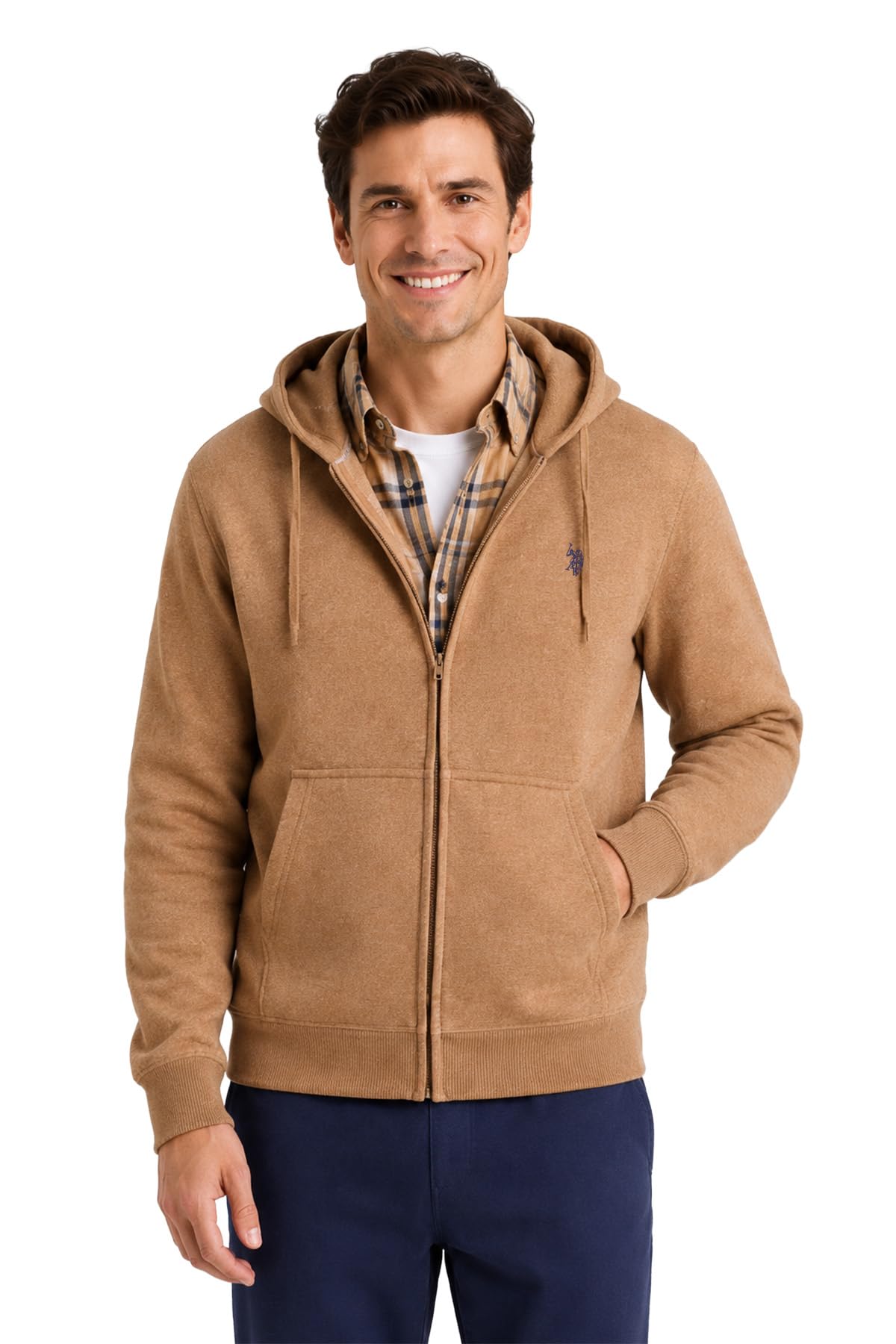 Men's Long Sleeve Full Zip Hoodie