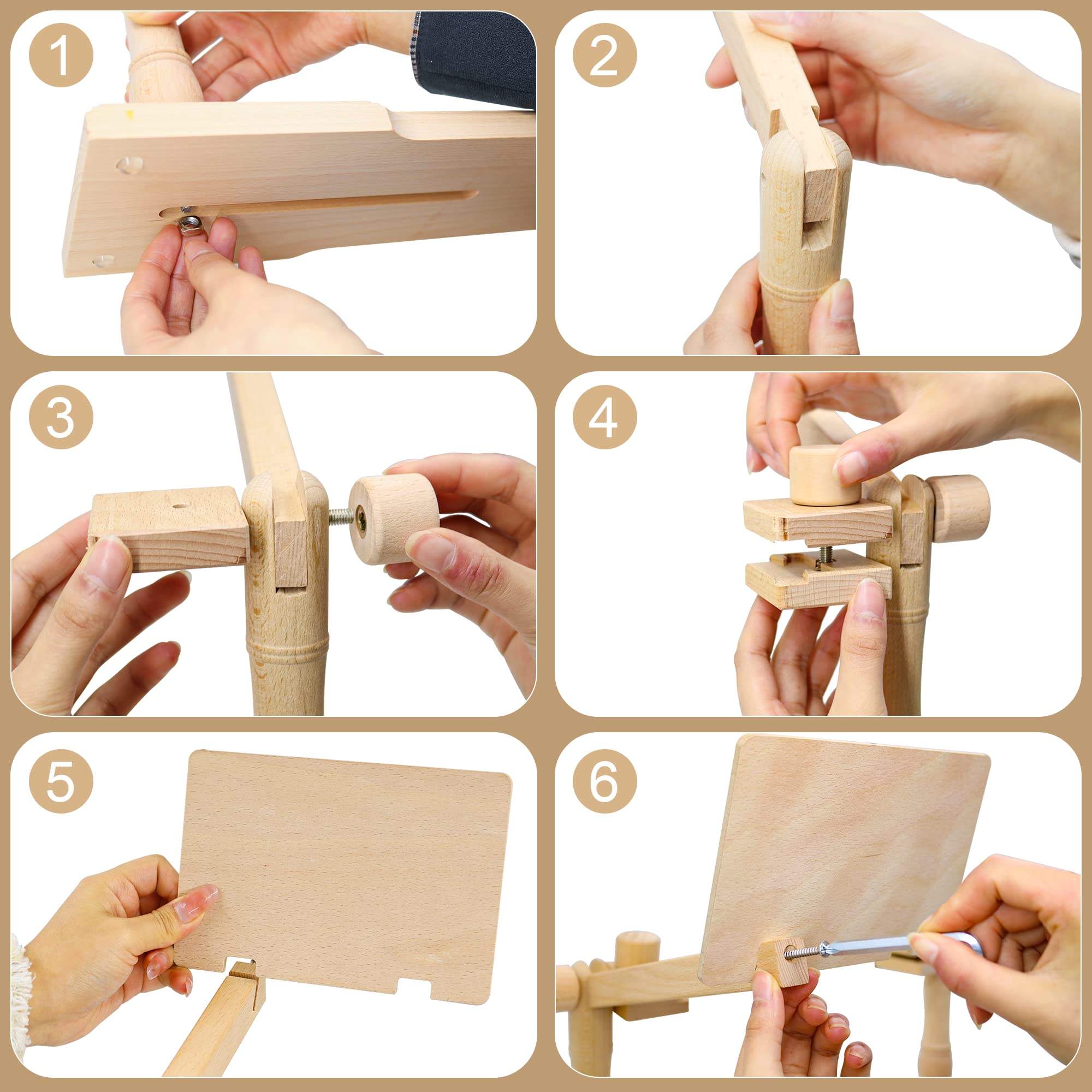 Support Rotatif Réglable Pour Cerceau De Broderie – Table Métal Stable & Ergonomique Pour Brodeuses