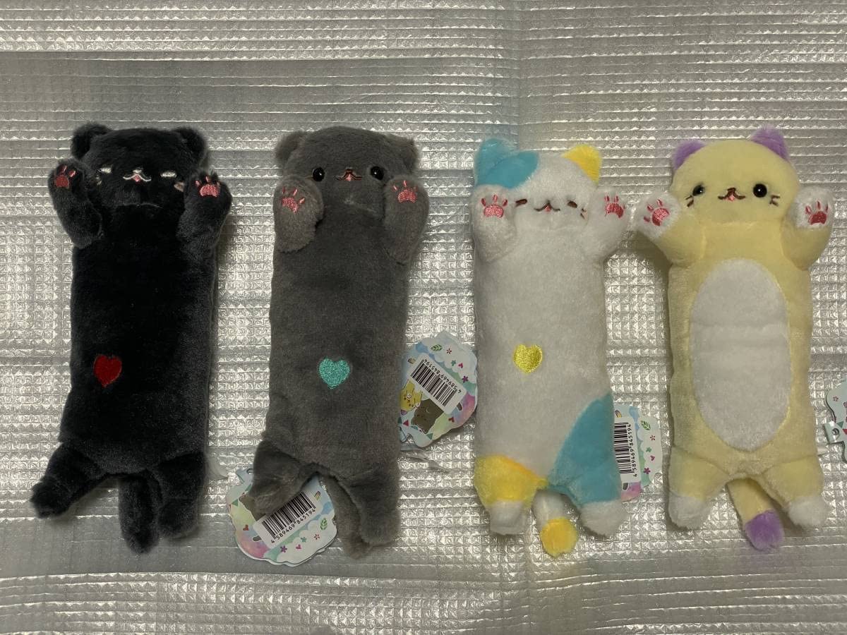 Amazon.co.jp: にぎって！にゃんこ3 ぬいぐるみ マスコット ネコ 4種