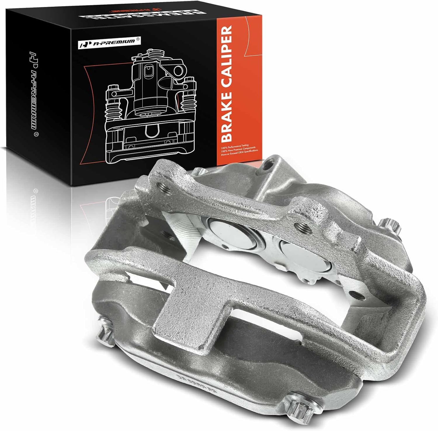 A-Premium Disc Brake Caliper Assembly Compatible with Select Mercedes-Benz Models - CL550 4Matic 2009-2014, S350 Base/Bluetec 4Matic 2012-2013, S550 4Matic 2007-2012 - Front Right Passenger