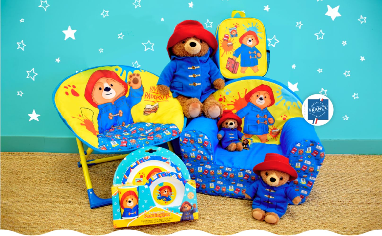 Pyramid International Pannello In Legno Paddington Bear - Opera D'Arte 20x20 Cm, Con Cordino, Prodotto Ufficiale
