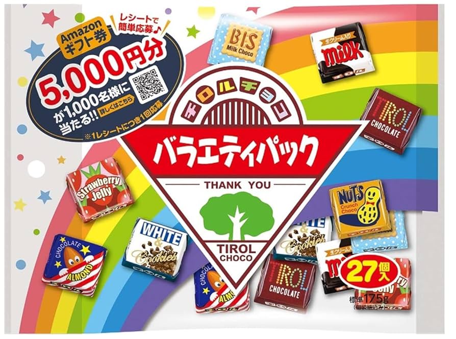 Amazon | チロルチョコ 27個×10袋 | チロルチョコ