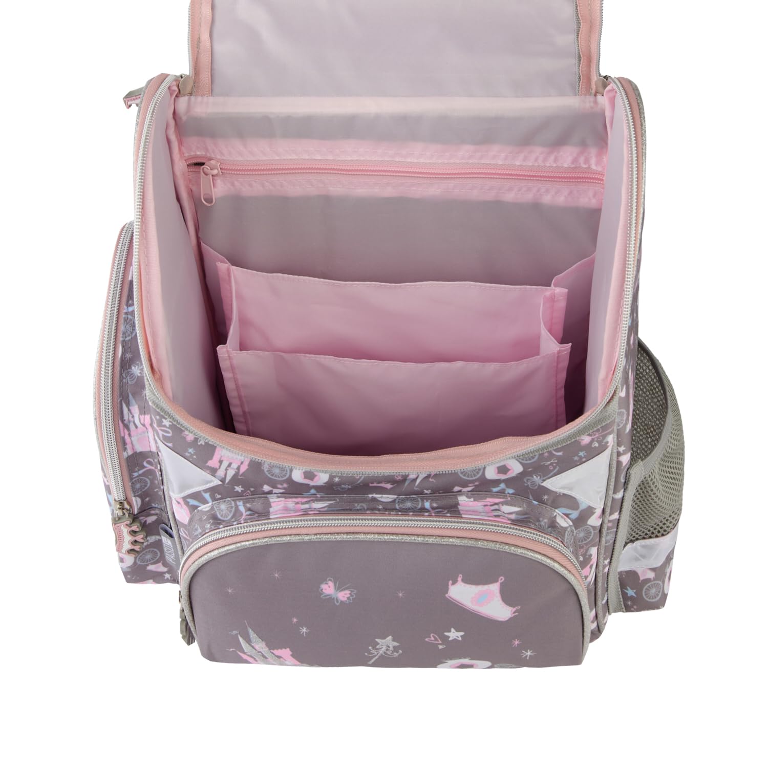 GOLDKIDS - Mochila escolar para niños y niñas, juego de 4 - Mochila escolar para niños con estuche - Bolsa para zapatos y cuaderno de tareas - Diseño de bailarina - Clase 1-3, Juego de 4, 1-3 Klasse,