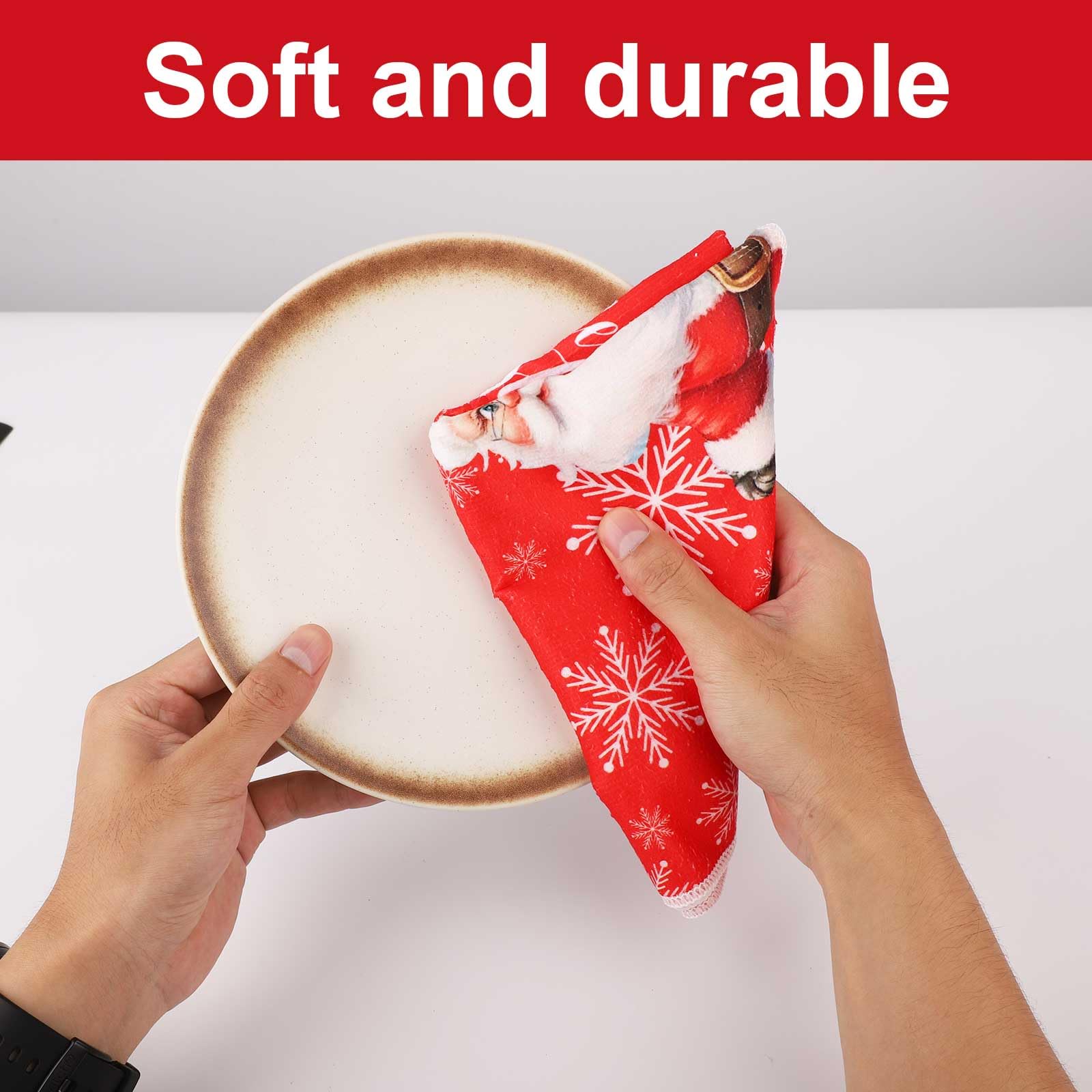 Gosknor 4pcs Christmas Kitchen Towels - Image 3