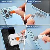 Vista 3 de Kit de Limpieza de Teclado, Limpiador de Laptop, Herramienta de Cepillo de Limpieza de Pantalla de Computadora 10 en 1, Kit de Limpiador Electrónico