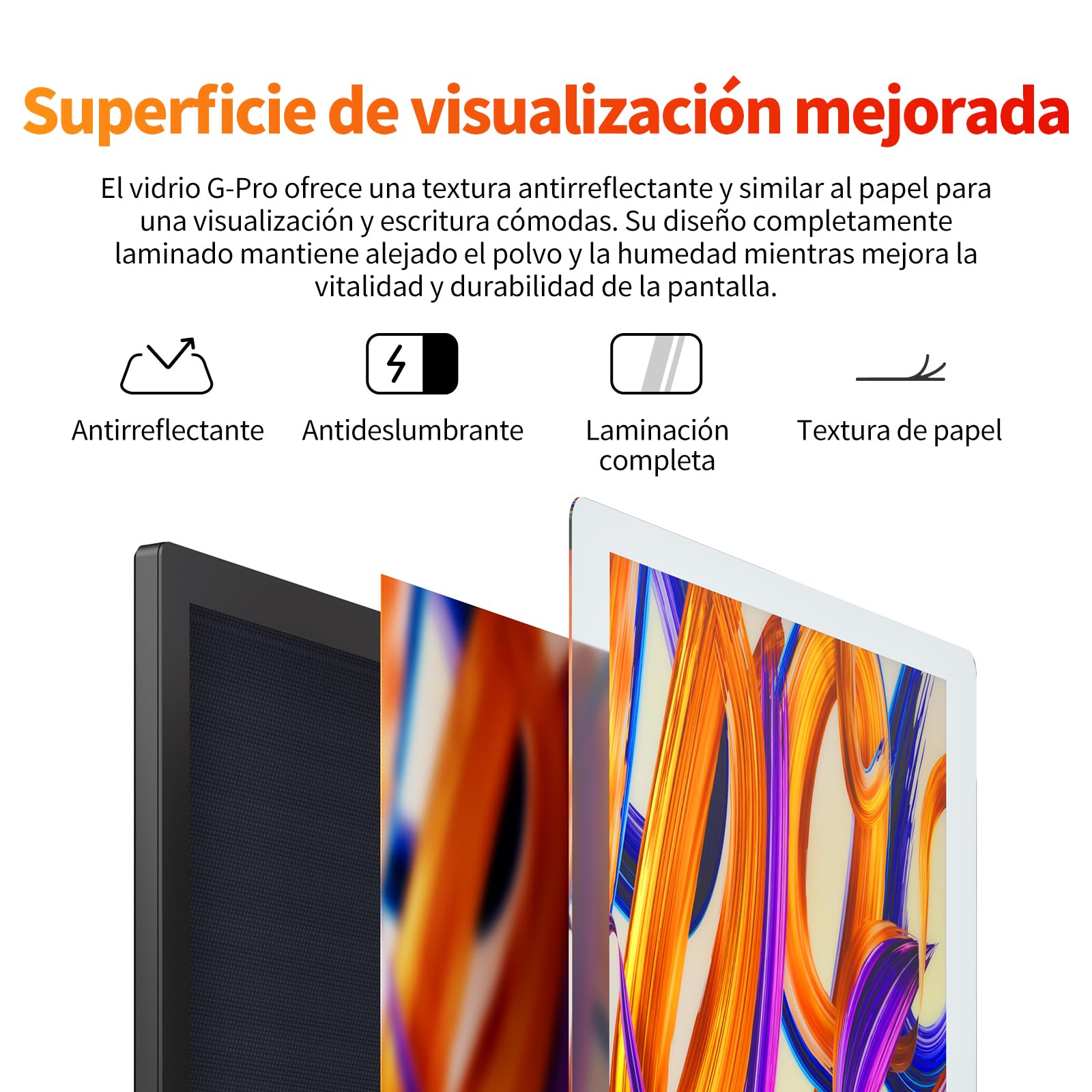 GAOMON Pro 19 Tableta Gráfica con Pantalla 18.4" 4K UHD, Lápiz G-Pro 16384 Niveles De Presión E Inclinación, Pantalla Laminada, Color Profesional, Compatible Windows/Mac