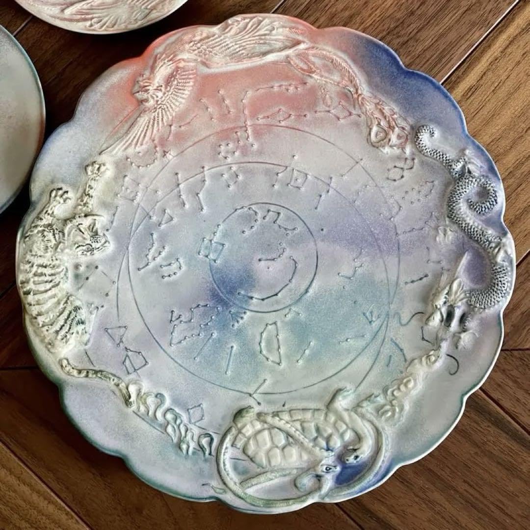 うつわやみたす　奈良の四神　大皿　専用 Amazon | うつわやみたす 奈良の四神 大皿と小皿の3枚セット 皿 食器