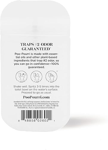 Miniatura 2 de Poo-Pourri Before-You-Go - Aerosol para inodoro, cítricos originales, tamaño de viaje de bolsillo de 1 onza líquida, limón, bergamota y citronela