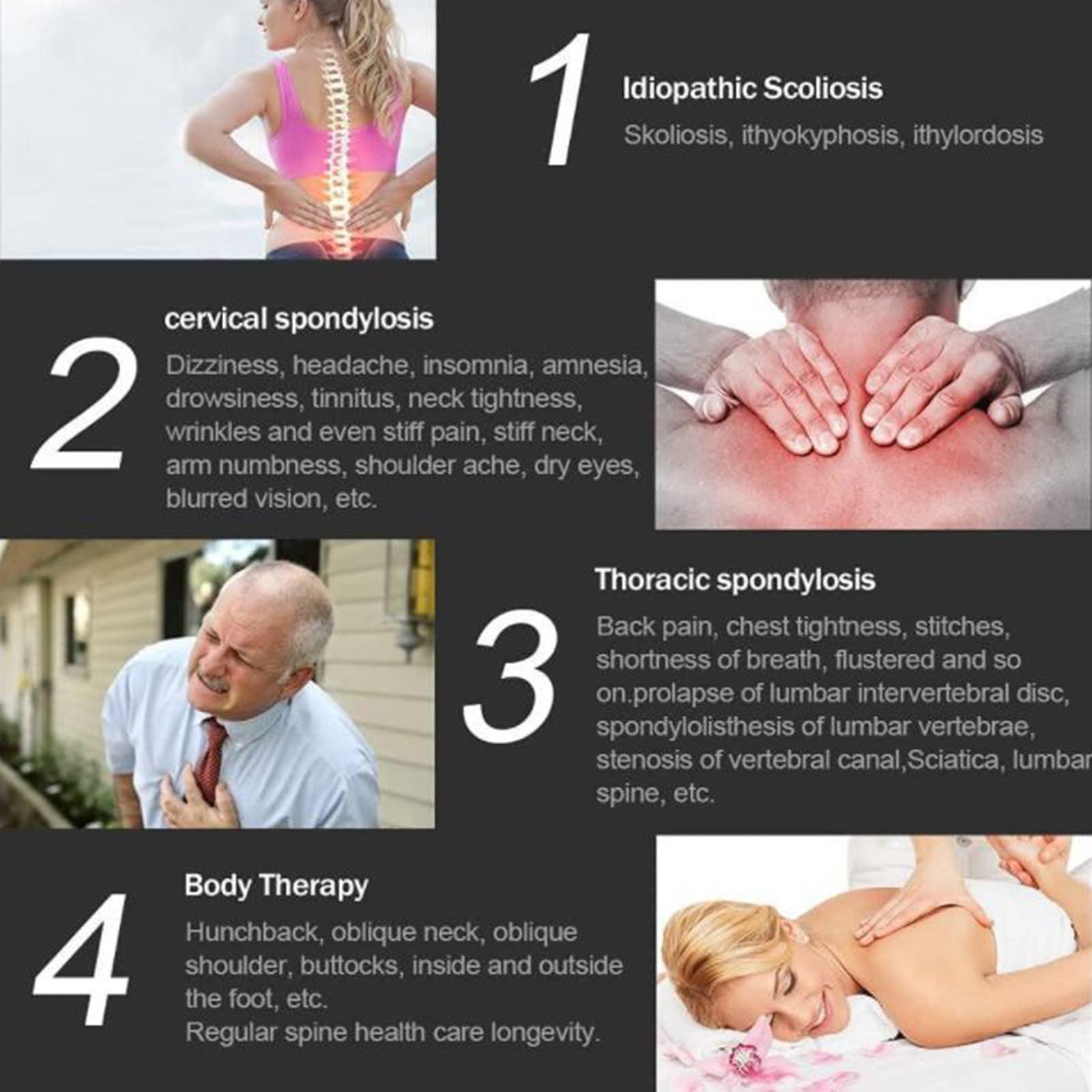 6-Poziomowy RęCzny MasażEr KręGosłUpa,PrzenośNy Zestaw do Regulacji Chiropraktyki NarzęDzie do MasażU PlecóW do Terapii KręGosłUpa,Rama Ze Stali Nierdzewnej 304 Jest TrwałA MałY Rozmiar,Blue