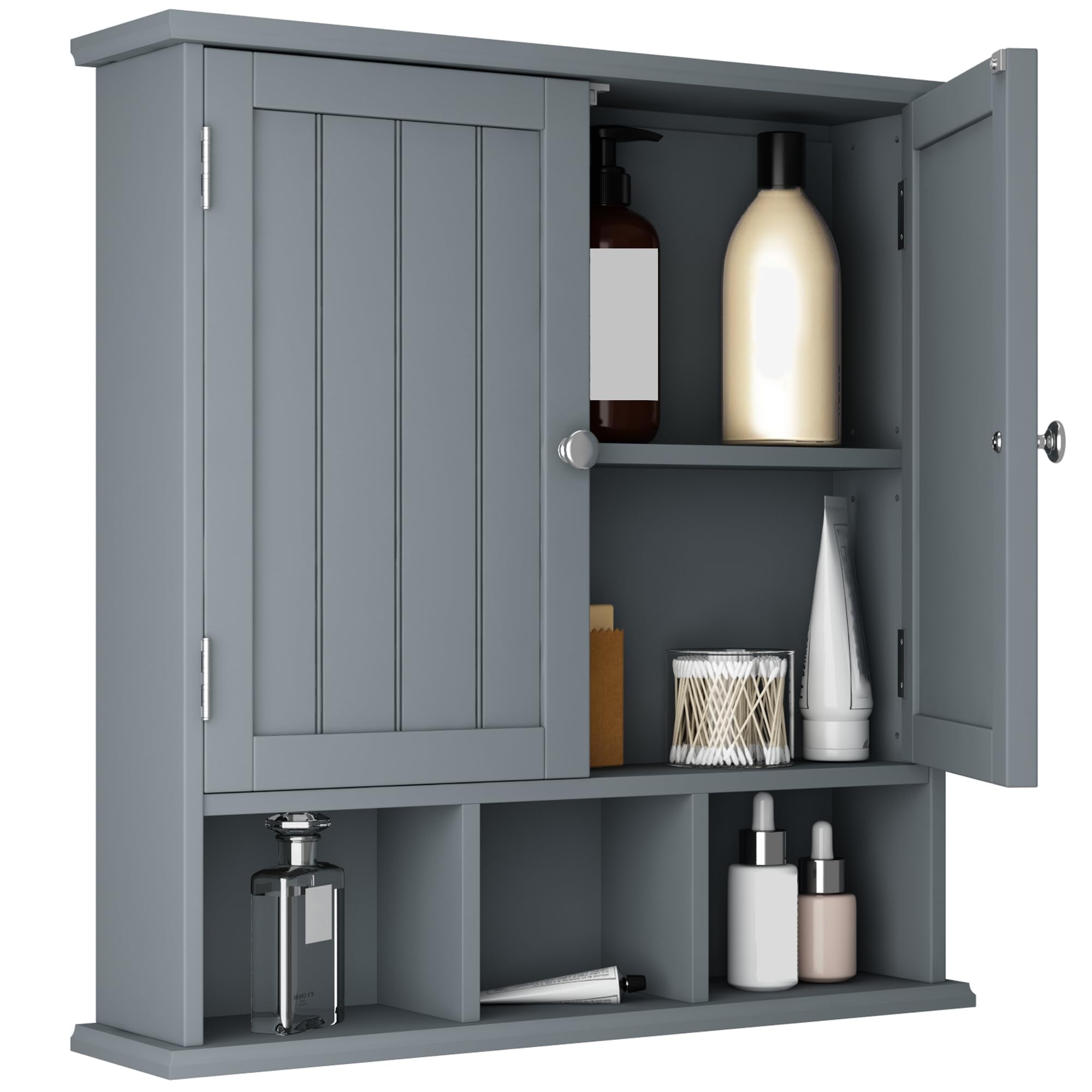 boo-co ページ　SCO-133/CW Amazon.com: ChooChoo Bathroom Cabinet Wall Mounted 2-Door with 3