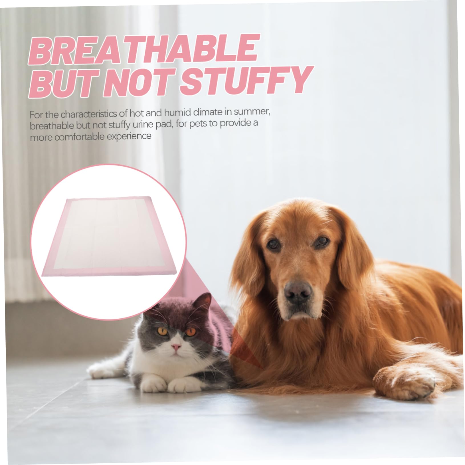 Tappetini Igienici Assorbenti per Cani e Cuccioli Rosa, 1 Sacchetto | Addestramento e Area Riposo, Polimero Importato Polpa di Legno, Film Pe e Carta Igienica