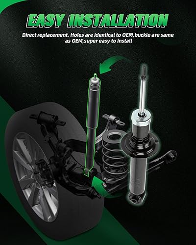 Miniatura 5 de SCITOO - Amortiguadores delanteros de gas para Mazda Miata 341143 71285 Juego de 2 amortiguadores delanteros para Mazda Miata 341143 71285