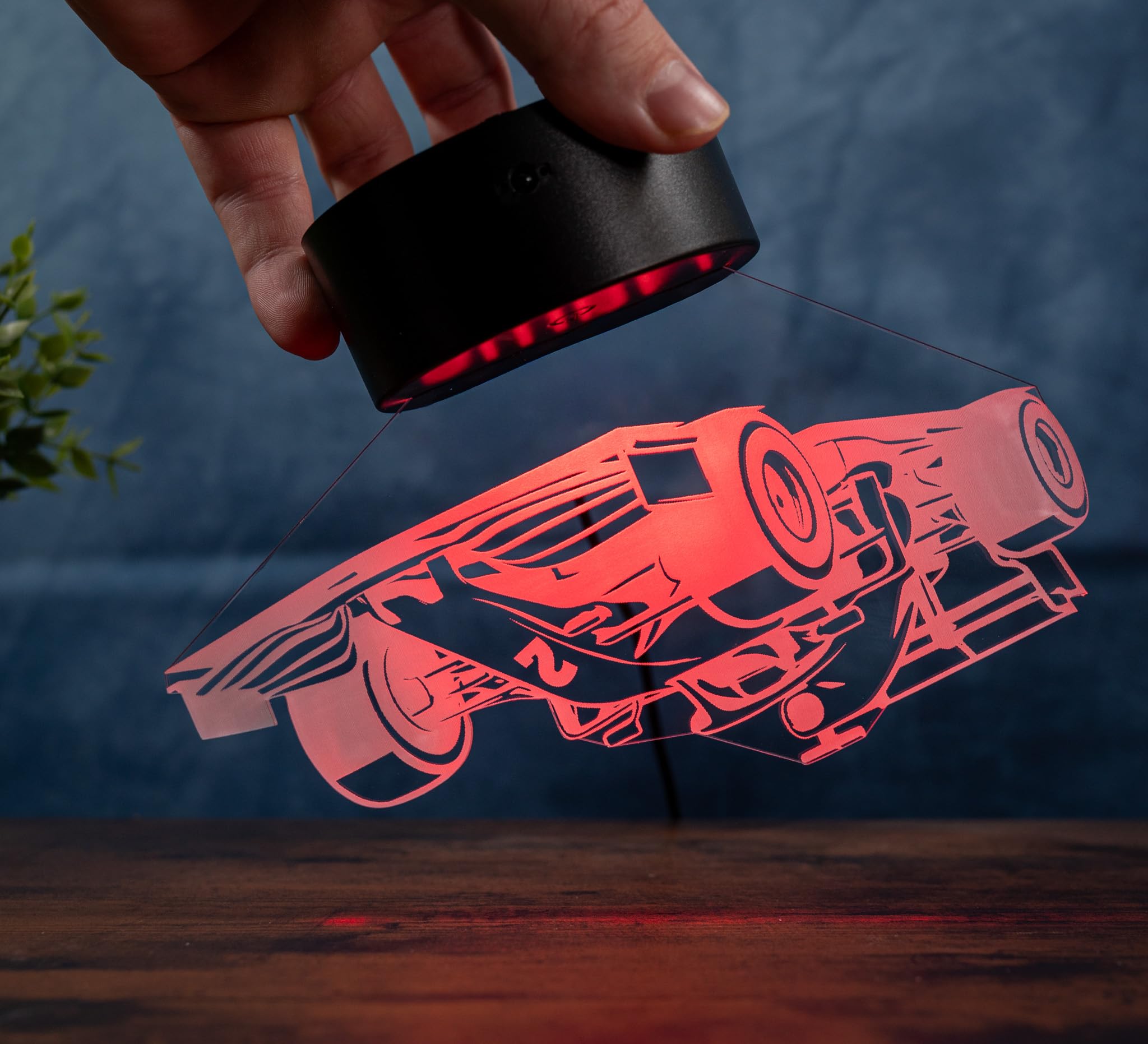 Formel 1 Lampe – LED Rennwagen Nachtlicht | Motorsport Geschenkidee für Männer, Kinder & Rennsport Fans | Auto Deko Licht