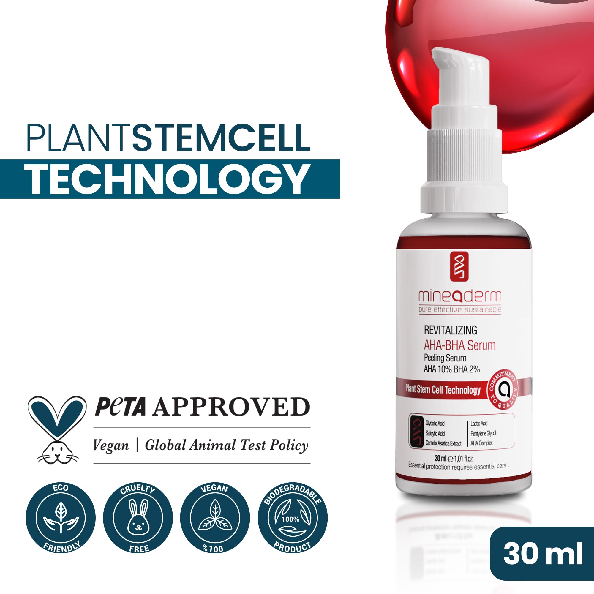 Mineaderm Revitalizing Aha-Bha Serum 30 ml