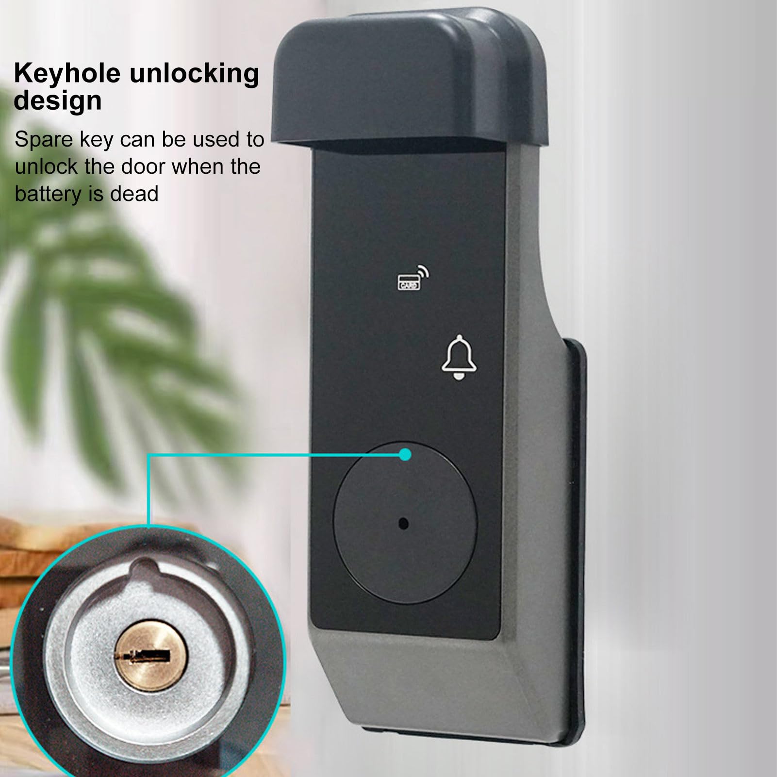 Lucchetto elettronico a combinazione con impronta digitale, per interni ed esterni, in acciaio inox impermeabile