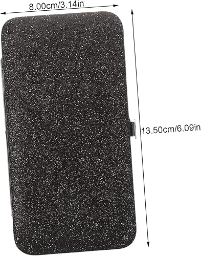 Miniatura 3 de FRCOLOR Pinzas de caja de almacenamiento, pinzas para extensiones de pestañas, caja de almacenamiento, pinzas para pestañas, contenedor, Negro -,