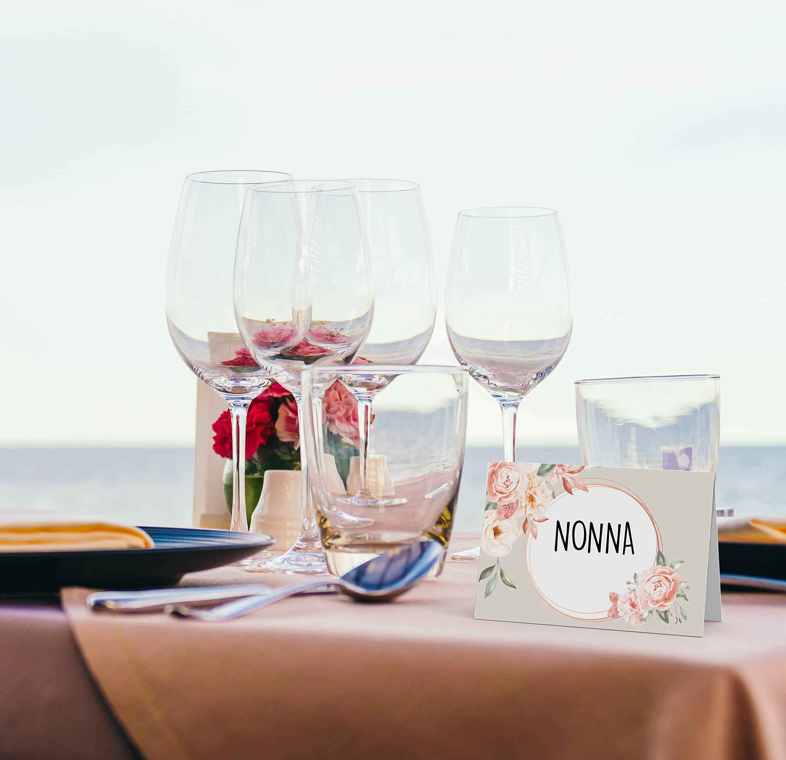 Segnaposto Battesimo E Comunione - 40 Pezzi Con Nastro, Tema Rosa Per Bambina, Decorazioni Tavola - Foto 4