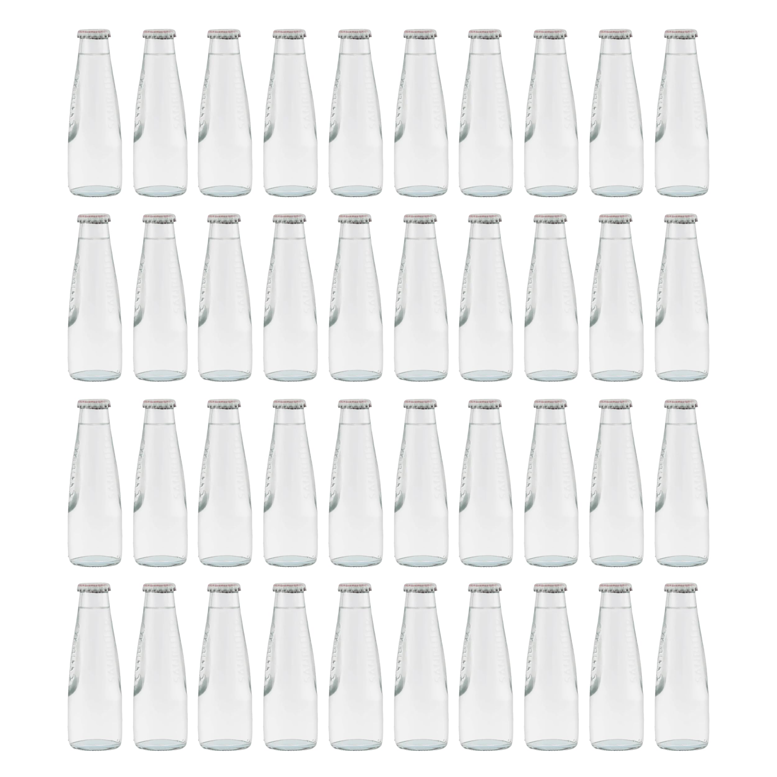 San Pellegrino Sanbitter Bianco 10cl x 40 | Bitter Bianco Soda Frizzante in Vetro | Confezione da 40 Bottigliette in vetro da 100ml