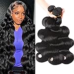 Katspon 12A Human Hair Bundles Body Wave 100% Unprocessed Brazilian Virgin Hair 3 Bundles Human Hair Extensions Quick Weave Human Hair (22 22 22 Inch)