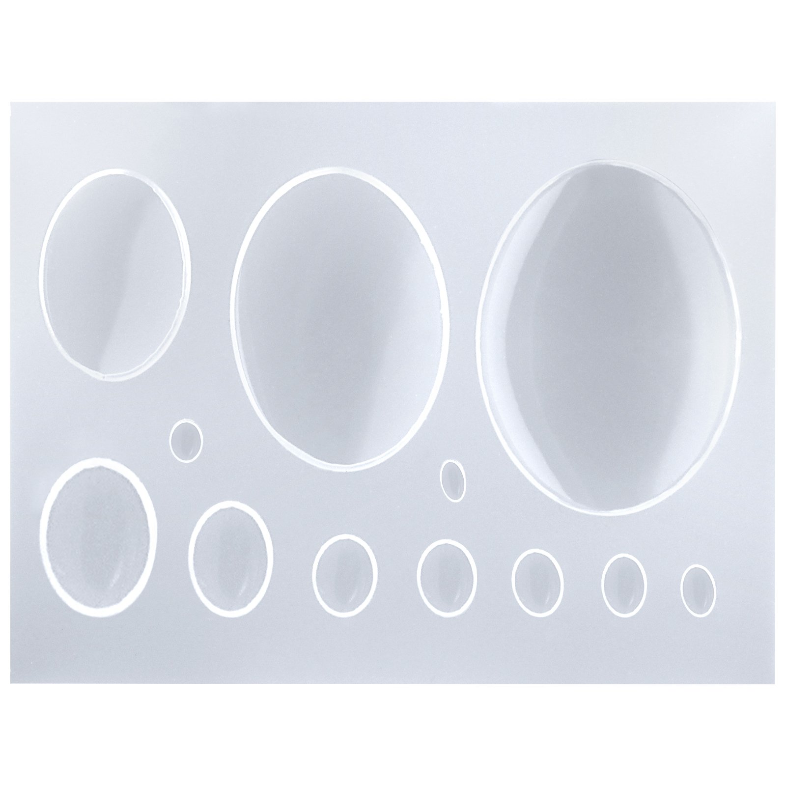 FUNSHOWCASE Oval Cabochon Resin Epoxy Silicone Mould Casting Art Crafts Decorations Making โ image 1