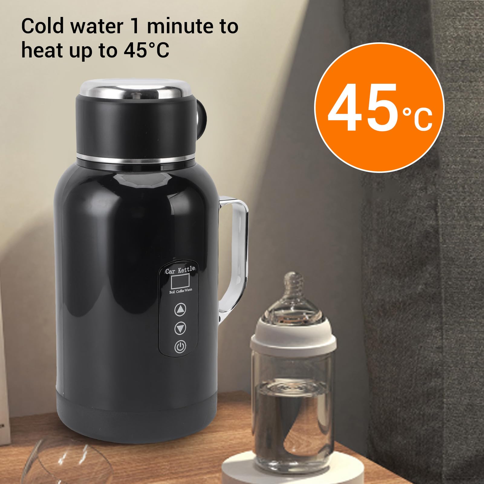 Czajnik Elektryczny 1300ml 304 Stal Nierdzewna Wyświetlacz LED