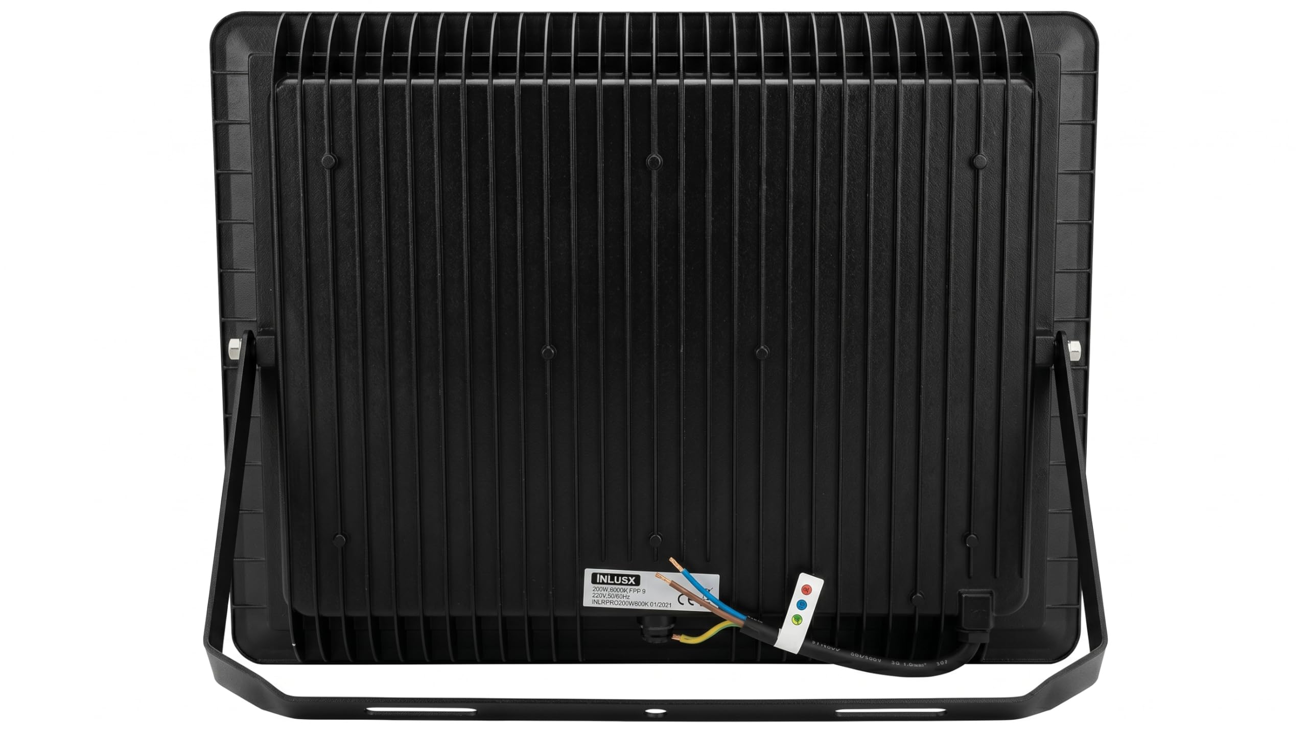 Foco LED Exterior 200W Pack 4, Proyector LED IP65, 20000 Lúmenes Blanco Frío 6500K, Certificado CE con Informe de Laboratorio, para Pista Pádel Parking Nave