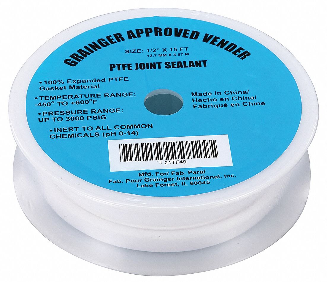 PTFE Joint Sealant,1/2 x 15 Ft