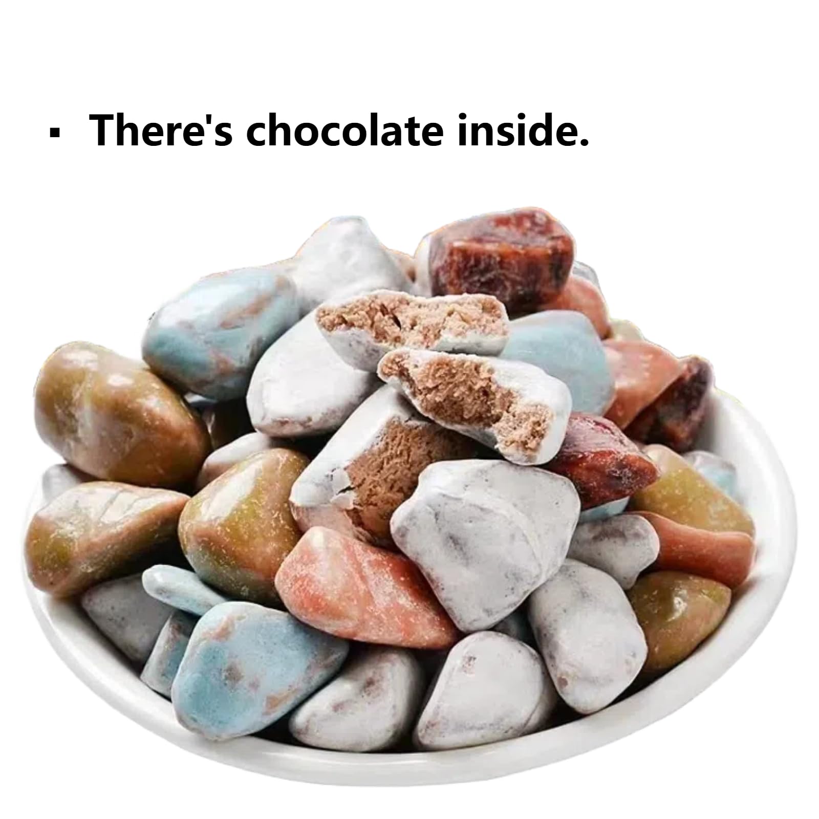 Amazon.com : Stone - Shaped Hard Candy Chocolate Flavor 400g Bag