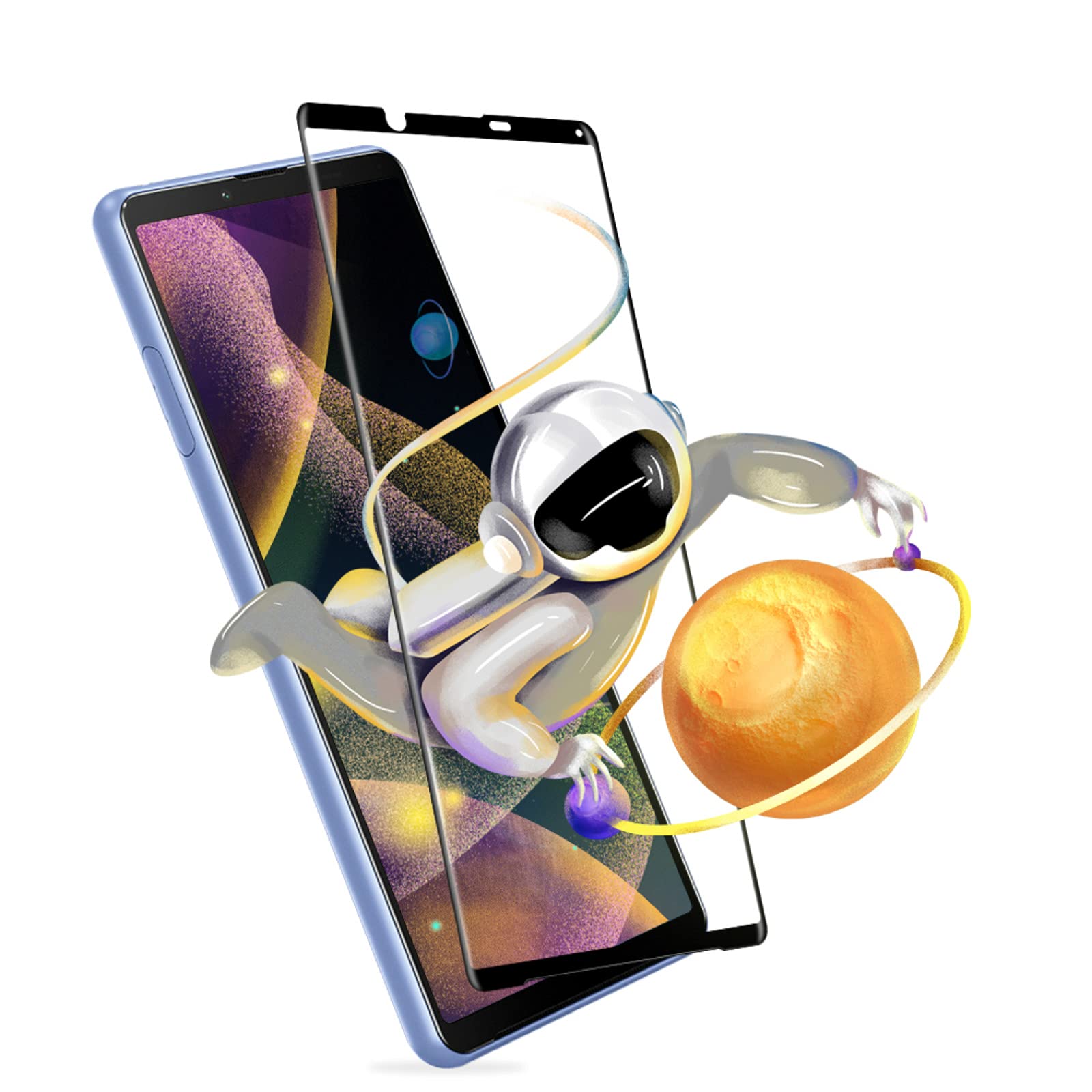 Amazon.co.jp: Xperia10III ガラスフィルム SOG04 保護 ガラス 