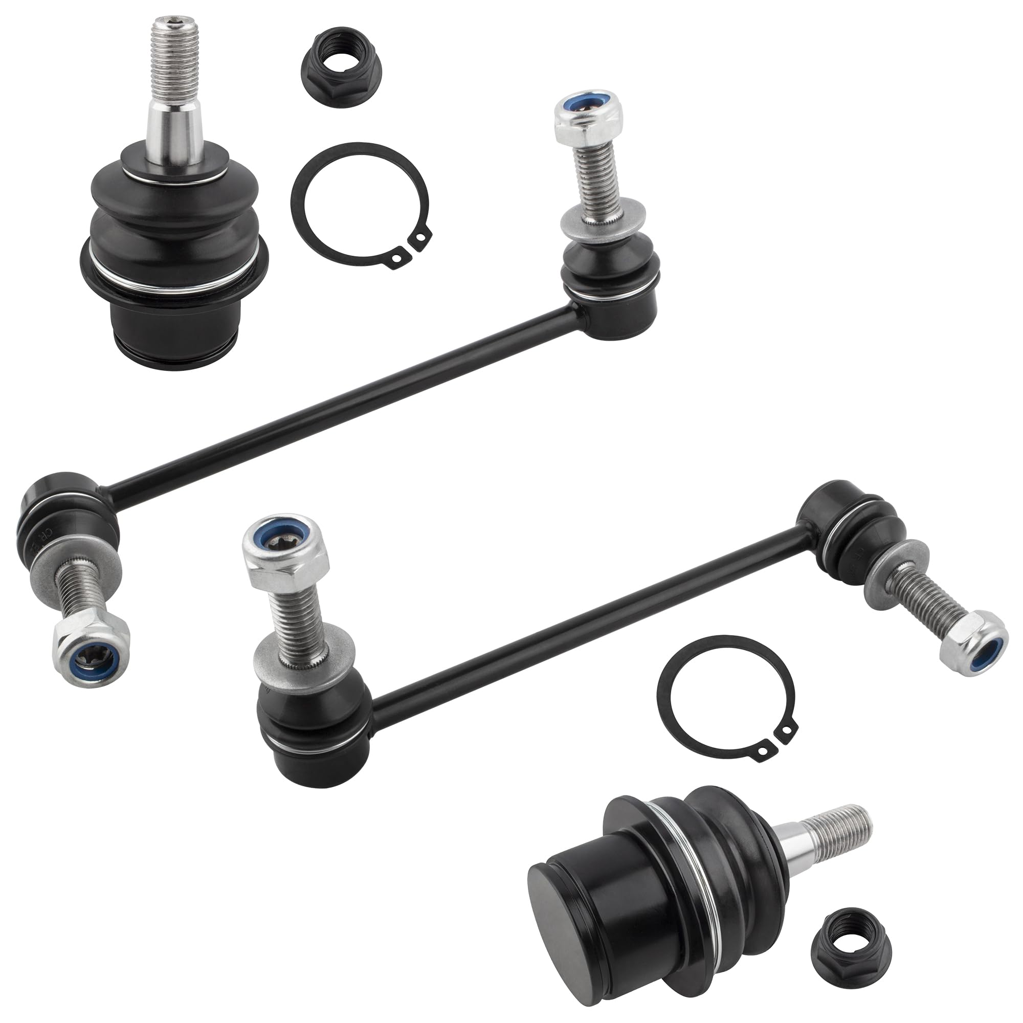 YMAUGP 4pcs Front Sway Bar End Link Front Lower Ball Joint for 2005-2019 Chrysler 300,for 2008-2019 Dodge Challenger,for 2006-2019 Dodge Charger,for