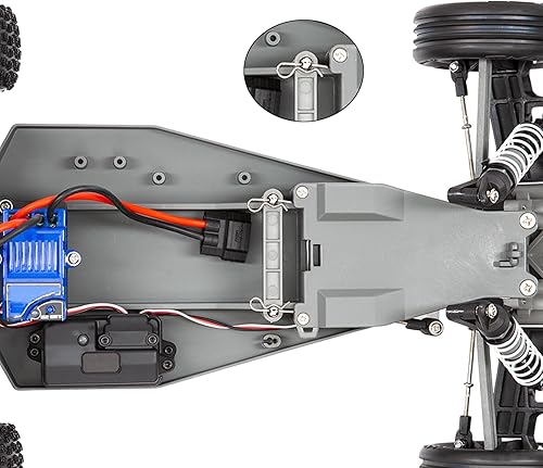 Miniatura 5 de 100pcs RC Clips de cuerpo doblados Springy R Pins doblados para 1/8 1/10 1/12 coche camión Crawler Buggy Shell reemplazo (negro)