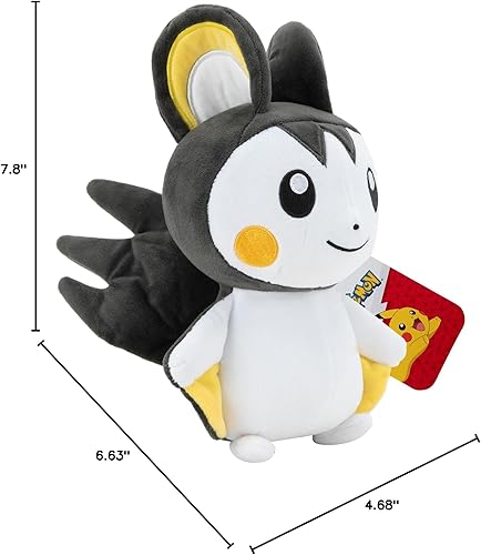 Miniatura 6 de PoKéMoN PKW3087-7.9 in - Peluche oficial de Emolga