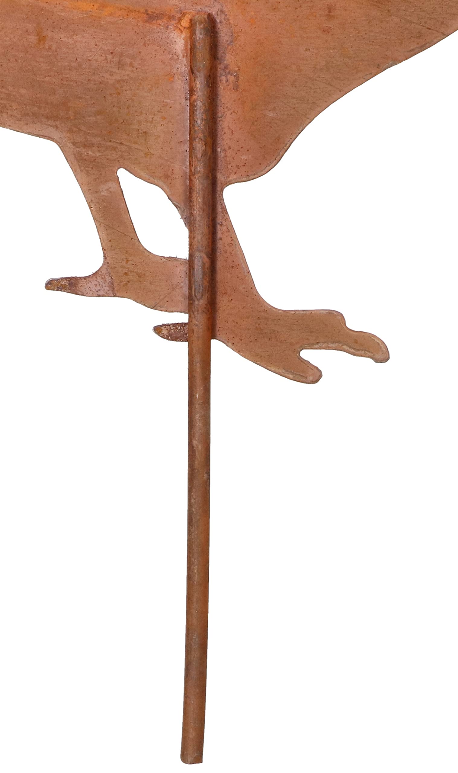 KOTARBAU® Decoración de jardín de Metal Oxidado, Gallo, gallina, Pollitos para Clavar en Tierra, Figuras Decorativas, Efecto Oxidado, Animales de decoración, Estatuas
