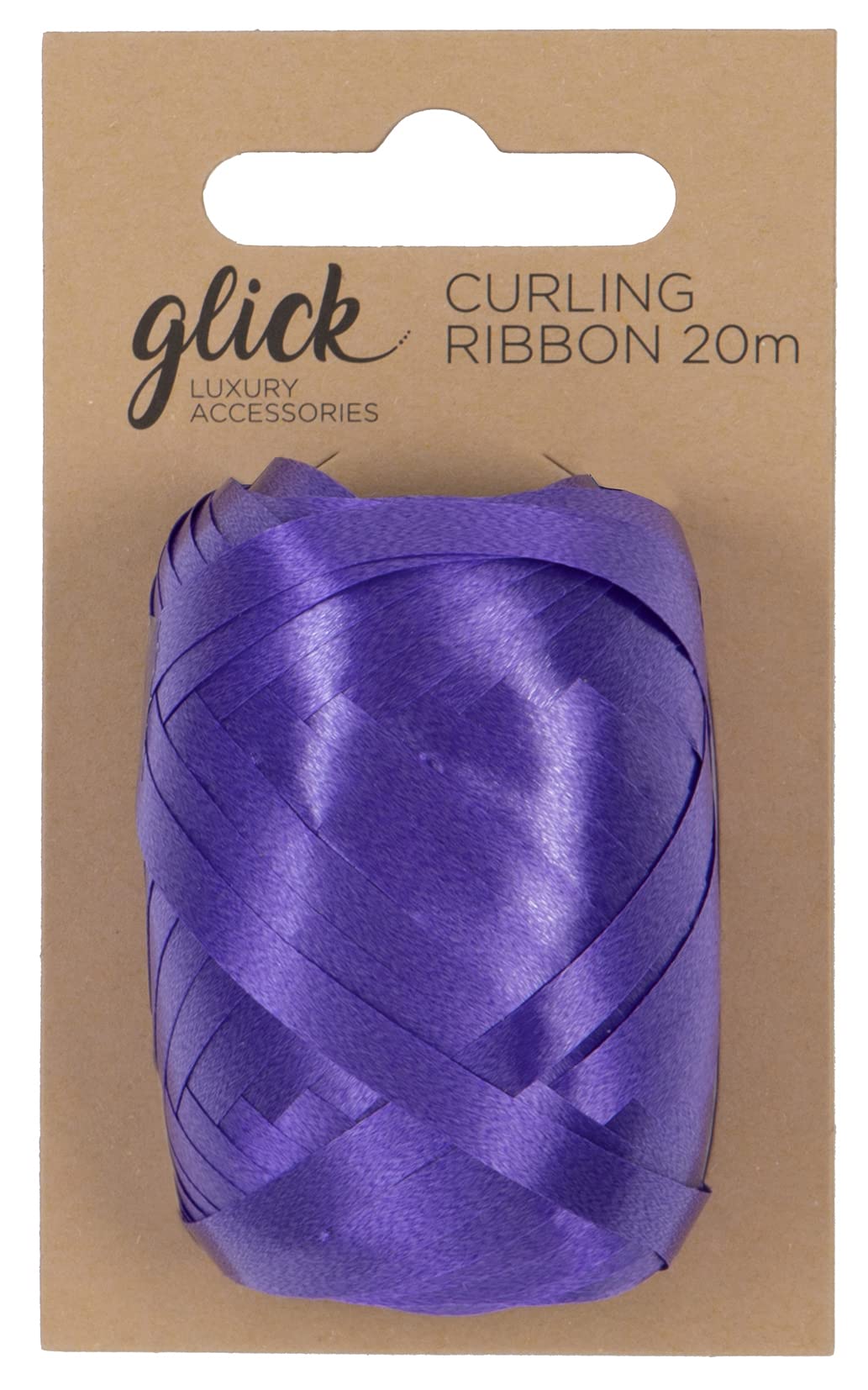 Glick Purple Curling Ribbon, for Gift Wrapping and Arts and Crafts Violet Curling Ribbon, KOP02, 5mm x 20m