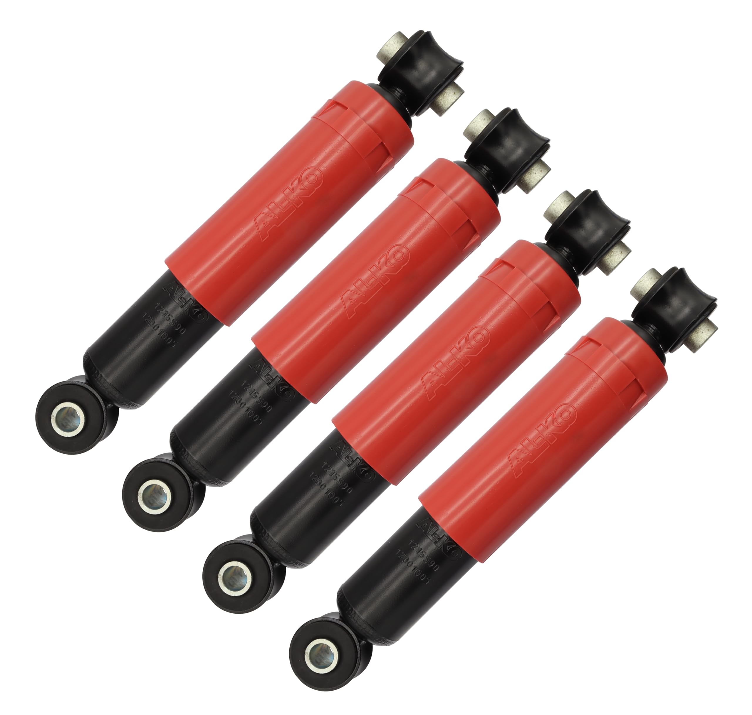 trailer parts4u Original BPW Radstoßdämpfer rot 2000/3500 kg Anhänger Achse wie Octagon Plus 244086 244.086 1215590 (4X)