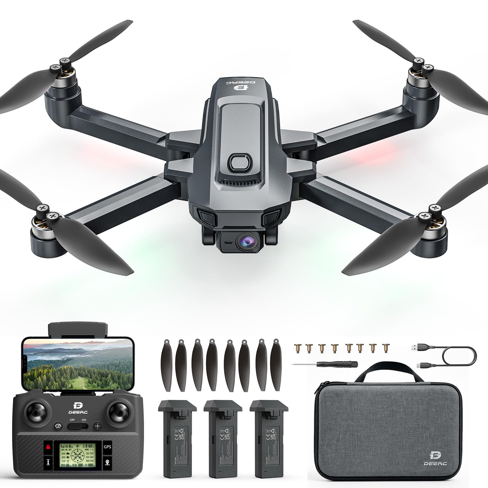 DEERC D35 GPS Drohne mit 4K Kamera