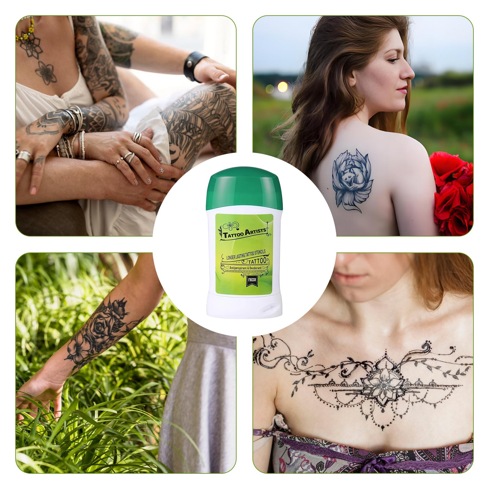 Tattoo Transfer Gel Stencil Gel - TONBAO Crema Gel per Trasferimento Tatuaggi Doppio Pack 2 x 51g per Professionista Formula Veloce Asciugatura Linee Chiare