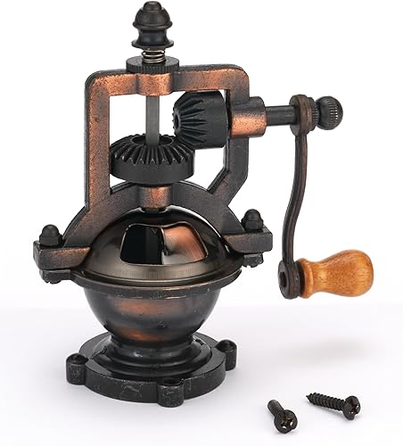 Woodriver Kit de proyecto - Mecanismo antiguo de molinillo de pimienta de manivela