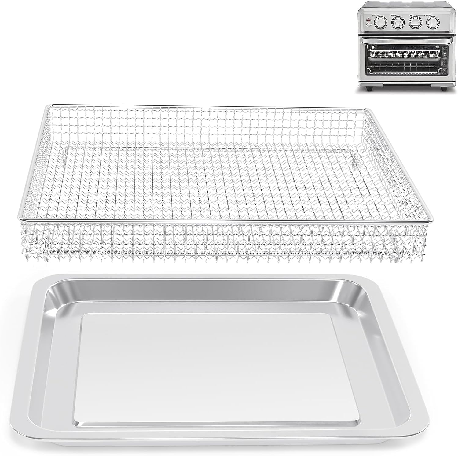 Stainless Steel Baking Tray Pan Compatible with Cuisinart