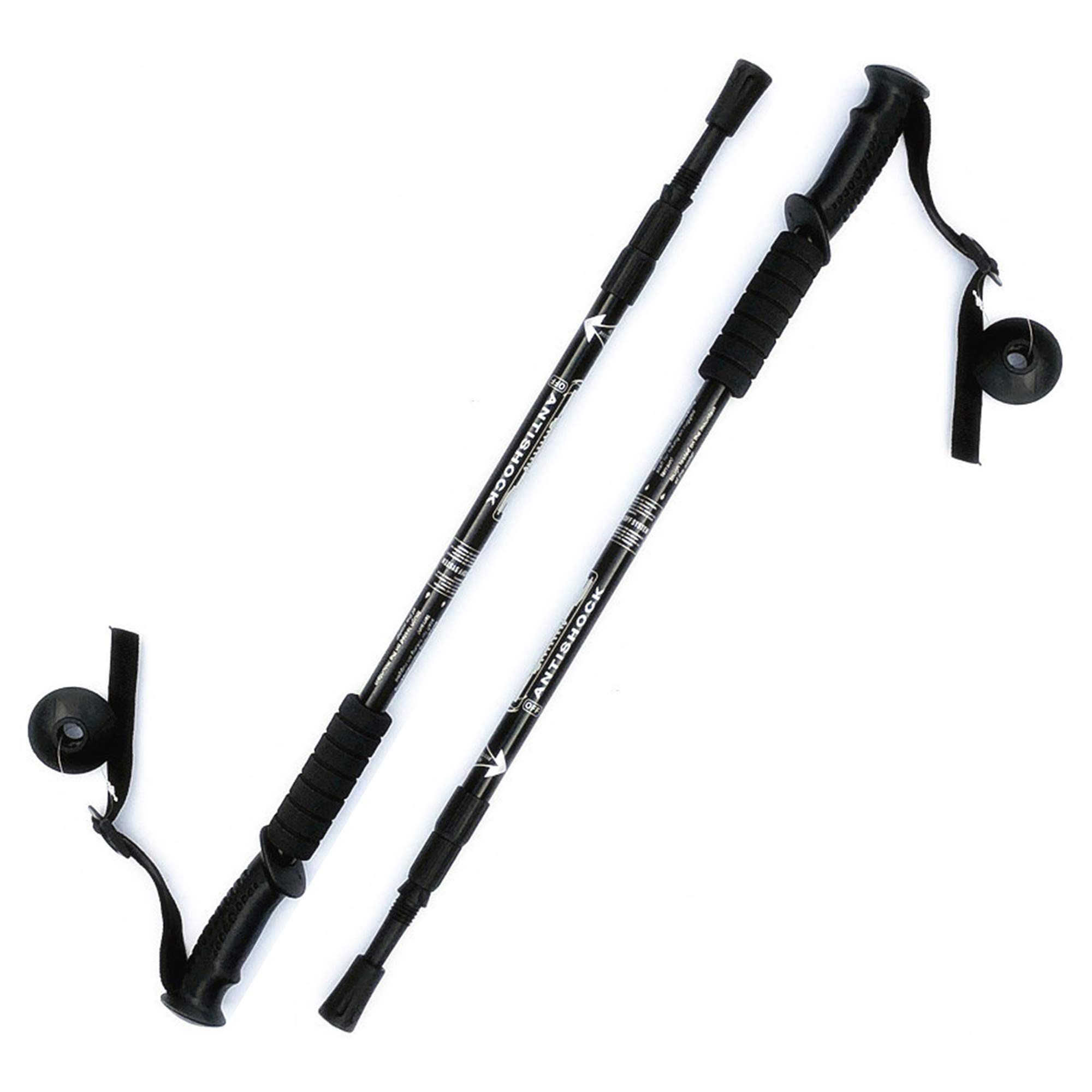 Externer Quick Lock Trekkingstock - 1 Paar Ultraleichter Wanderstock Nordic Walking Stick Crutch