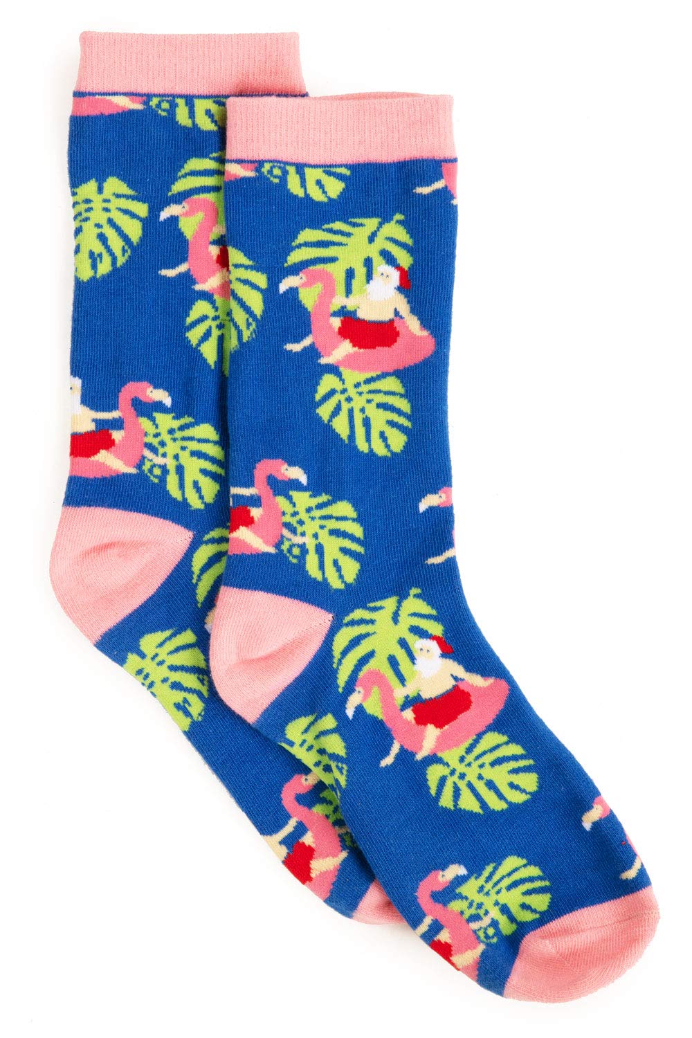 Chaussettes de Noël pour femme - bleu - taille unique