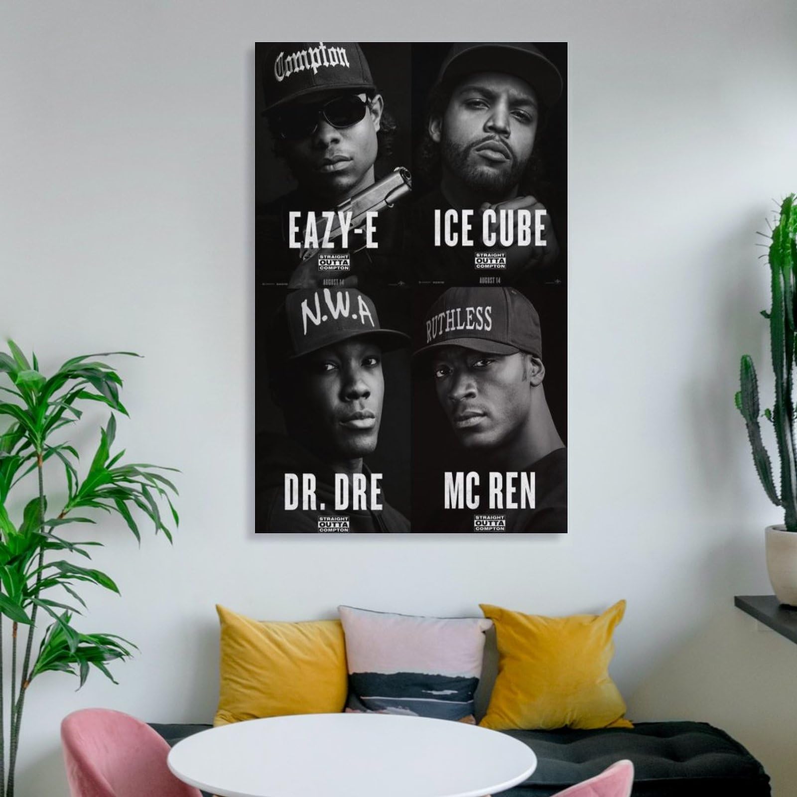 1 poster artistico da parete con cantante rap hip hop all star (1), decorazione artistica da parete per soggiorno e casa, 40 x 60 cm