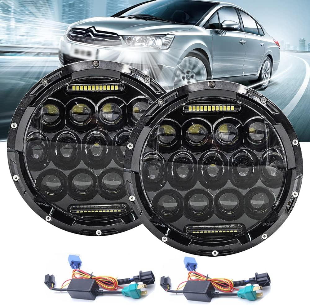 AUTOFU LED 7 Inch Round Headlight Conversion Kit for Sri Lanka Ubuy