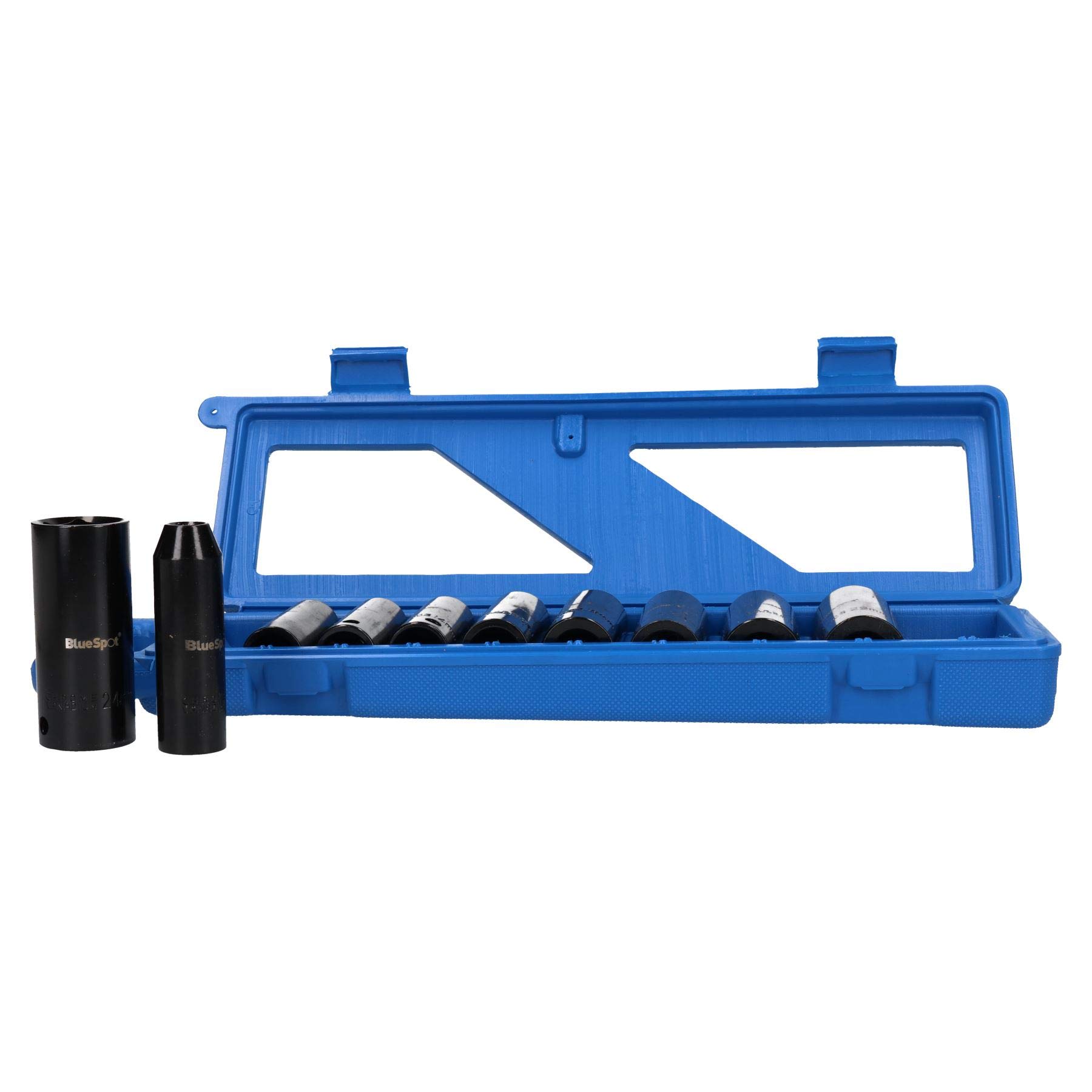 10pc 1/2" profondo impatto metrica Sockets 10-24mm & 1/2" barra portaruttore