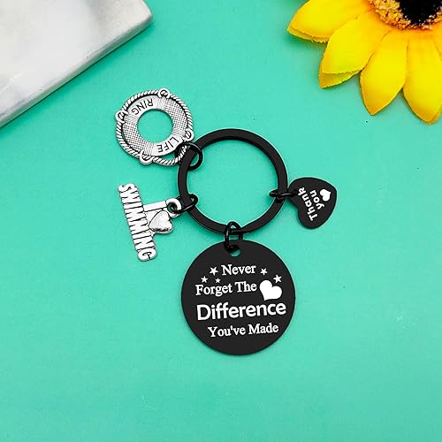 Miniatura 4 de Regalos de entrenador de natación para hombres, llavero de entrenamiento de natación, regalo de agradecimiento para profesor de natación, instructor