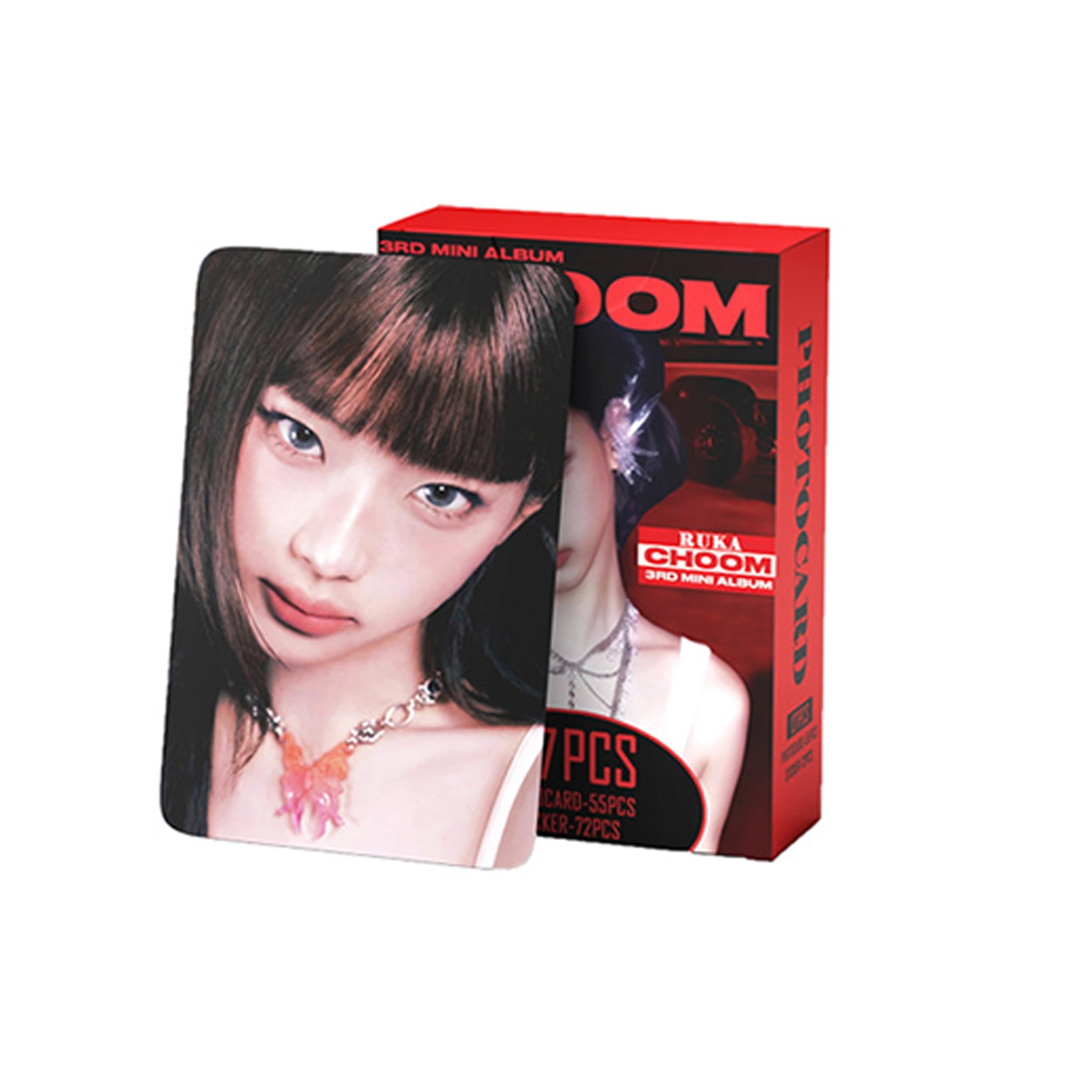 KPOP 127Pcs BABYMONSTER Photocards 55Pcs Lomo Cards Stickers 72Pcs — image 1