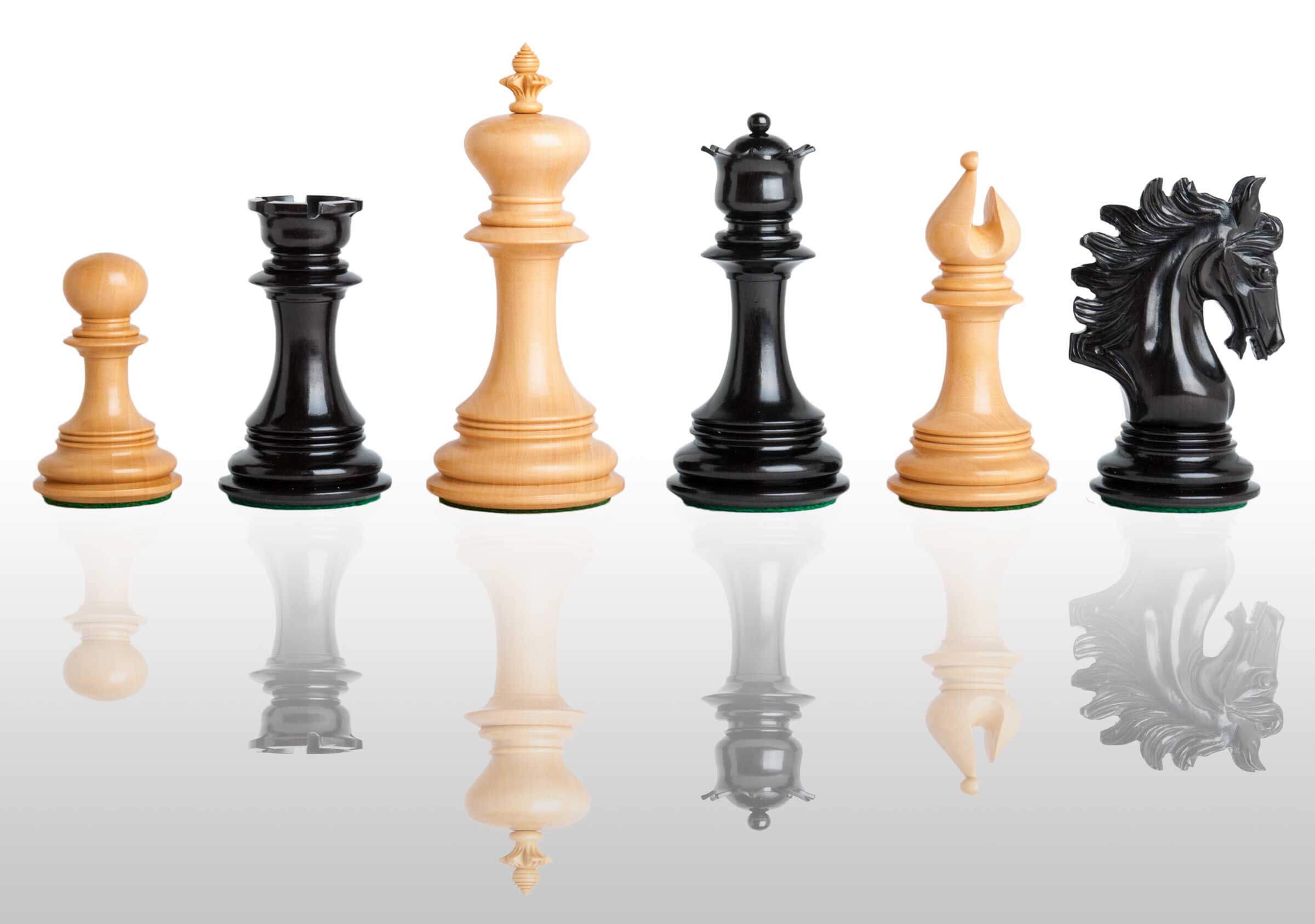 The House of Staunton - The Ercolano Luxury Chess Set - Pieces Only - 4.4