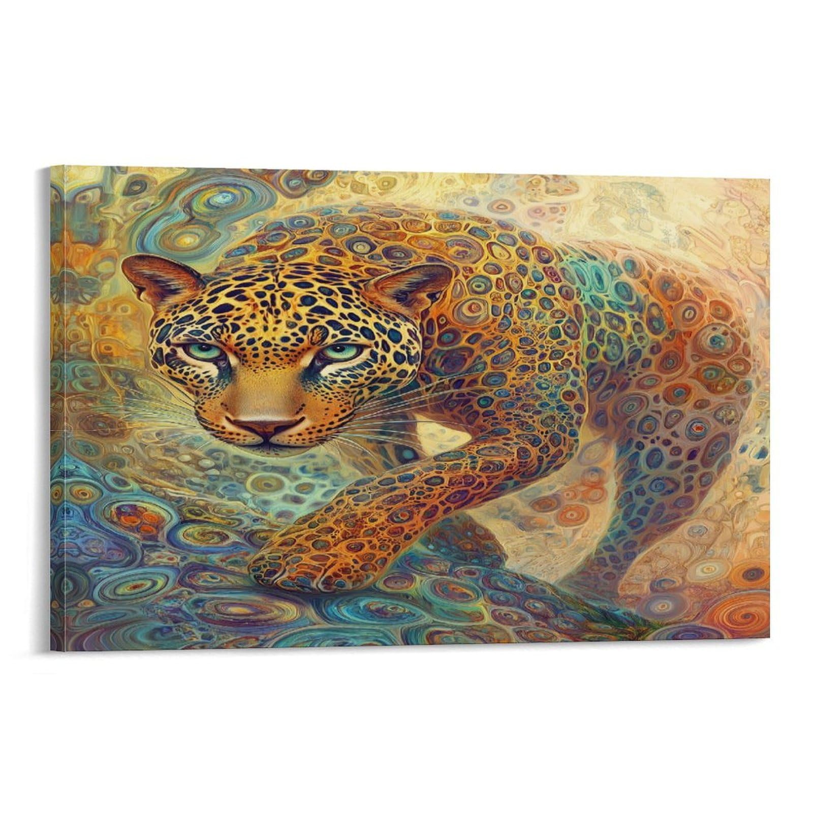 Impression giclée léopard de 40x60cm pour décoration murale sur toile - 6